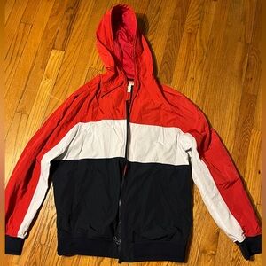 H&M windbreaker with inside pocket, size medium